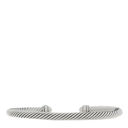 David Yurman Sterling Silver 18K Yellow Gold 4mm Cable Classics Bracelet 2 of 3