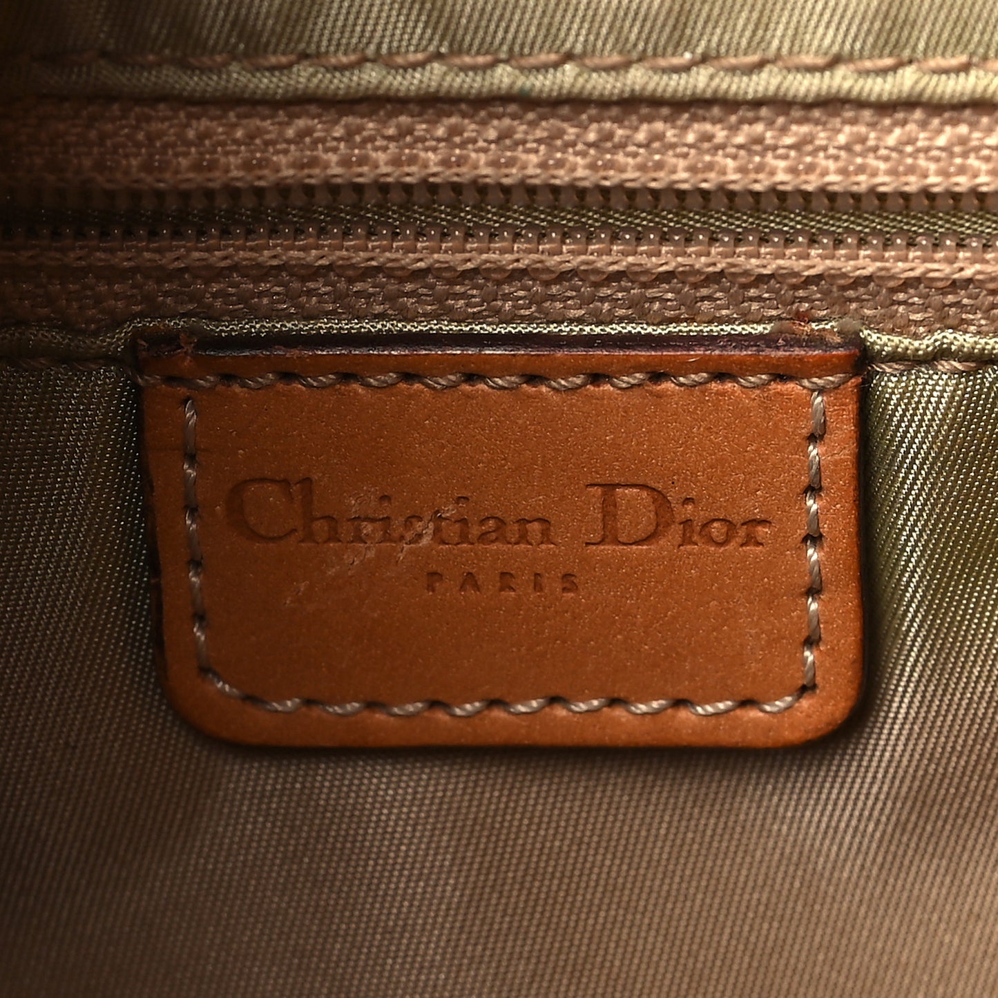 Calfskin Monogram Street Chic Large Columbus Ave Beige