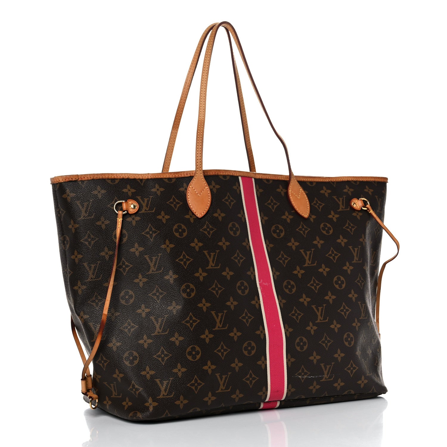 Louis Vuitton Monogram My LV Heritage Neverfull MM Fuchsia White 2 of 24