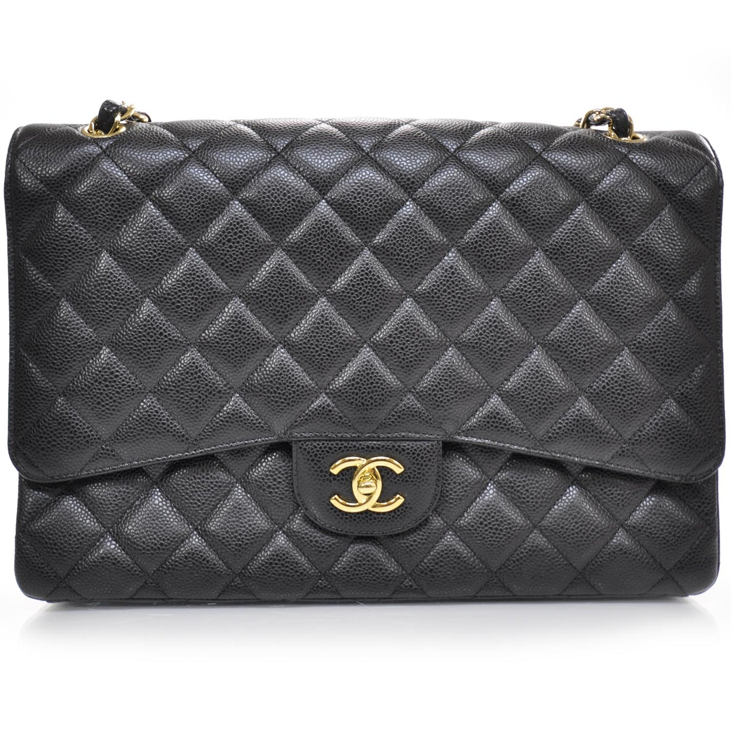 Caviar Maxi Flap Black