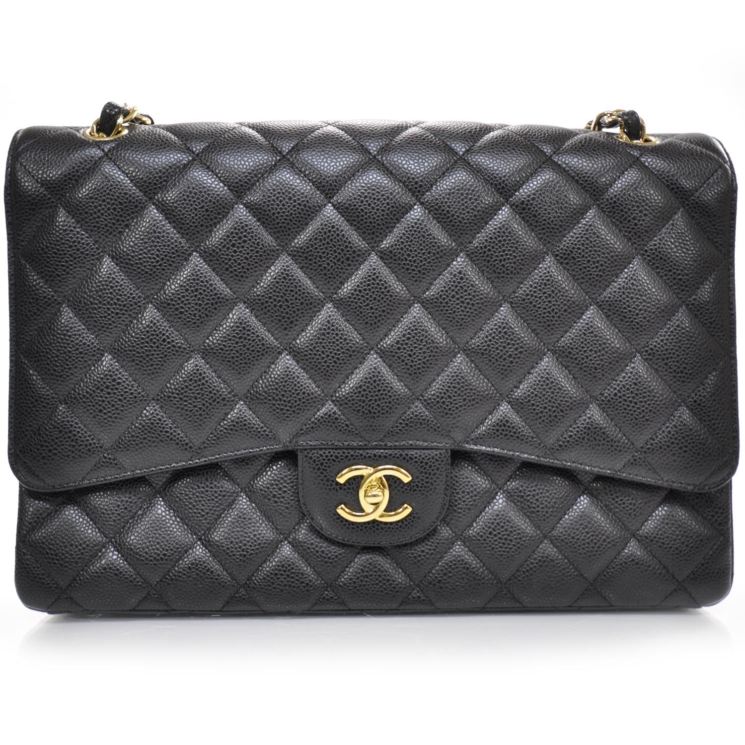 Chanel Caviar Maxi Flap Black 1 of 9