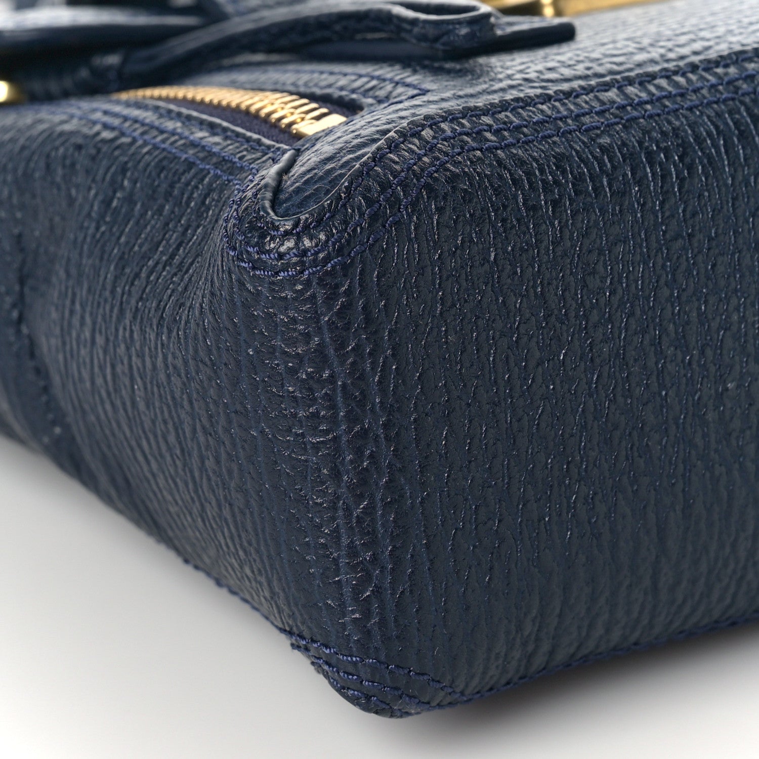 3.1 Phillip Lim Textured Calfskin Mini Pashli Satchel Ink 6 of 7