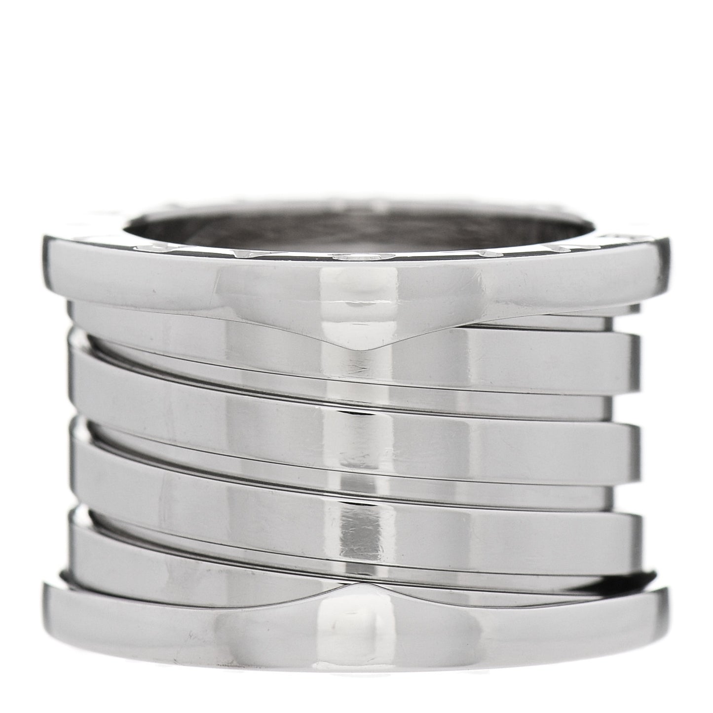 18K White Gold B.Zero1 Four-Band Ring 49 5