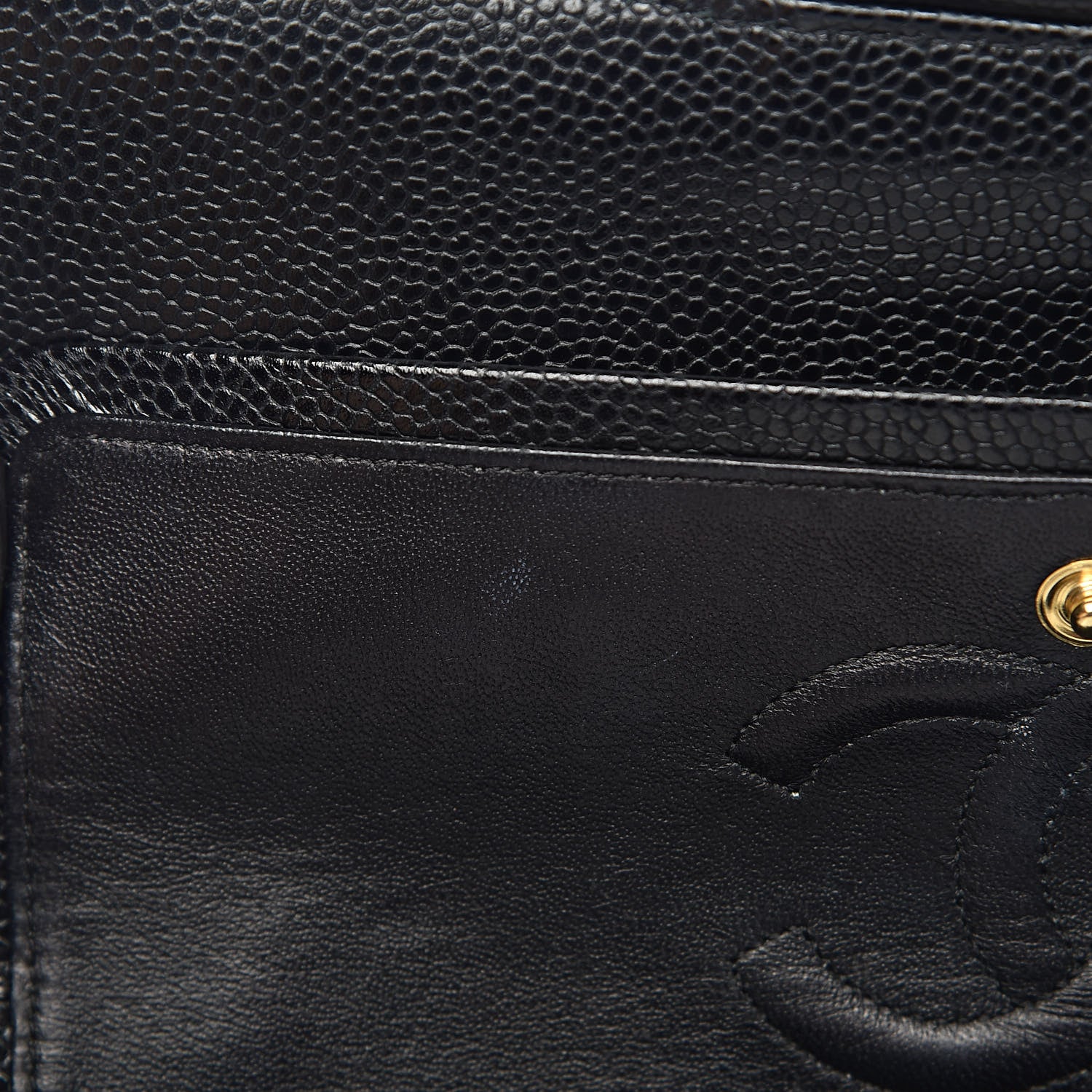 Chanel Caviar Quilted Small Double Flap Black 8 of 15