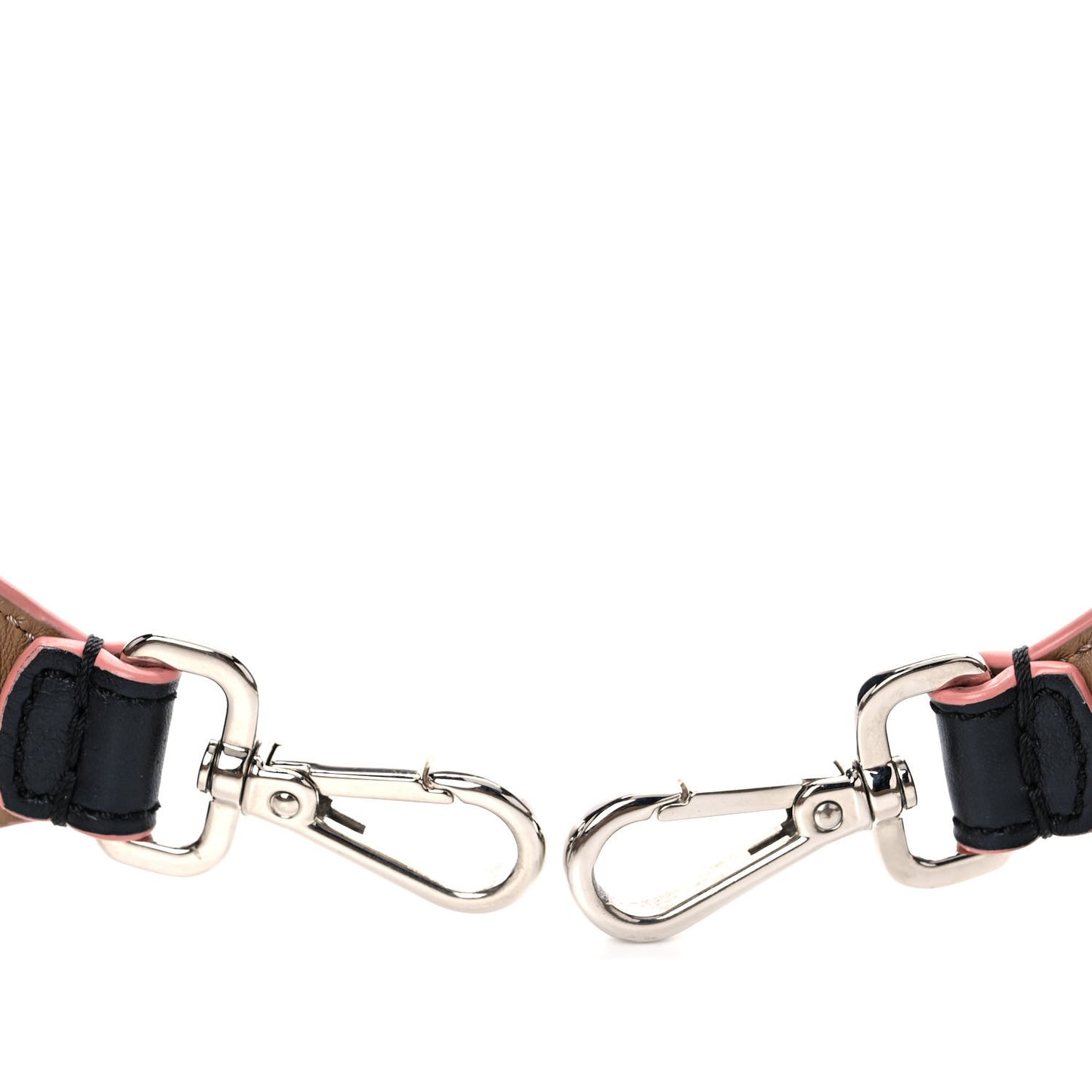 Vitello Dolce Flowerland Bi-Color Studded Strap You Black Sand Multicolor