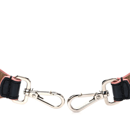 Fendi Vitello Dolce Flowerland Bi-Color Studded Strap You Black Sand Multicolor 5 of 7