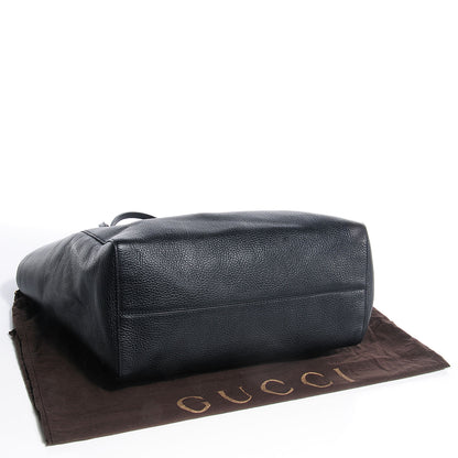 Gucci Dollar Calfskin Medium Swing Tote Black 4 of 7