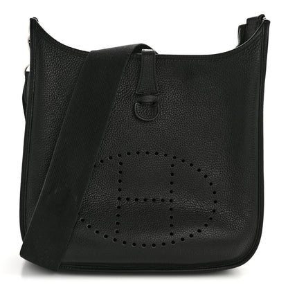 Hermes Taurillon Clemence Evelyne II Black 1 of 15