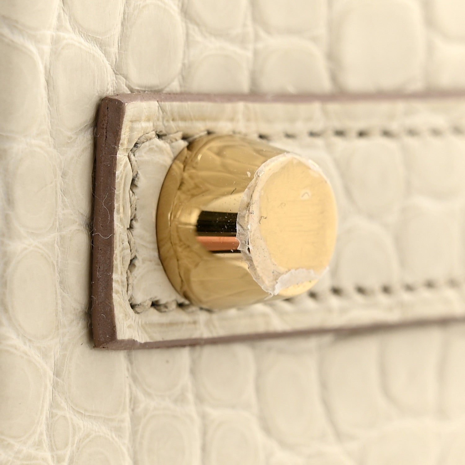 Hermes Matte Alligator Birkin 25 Beton 18 of 22