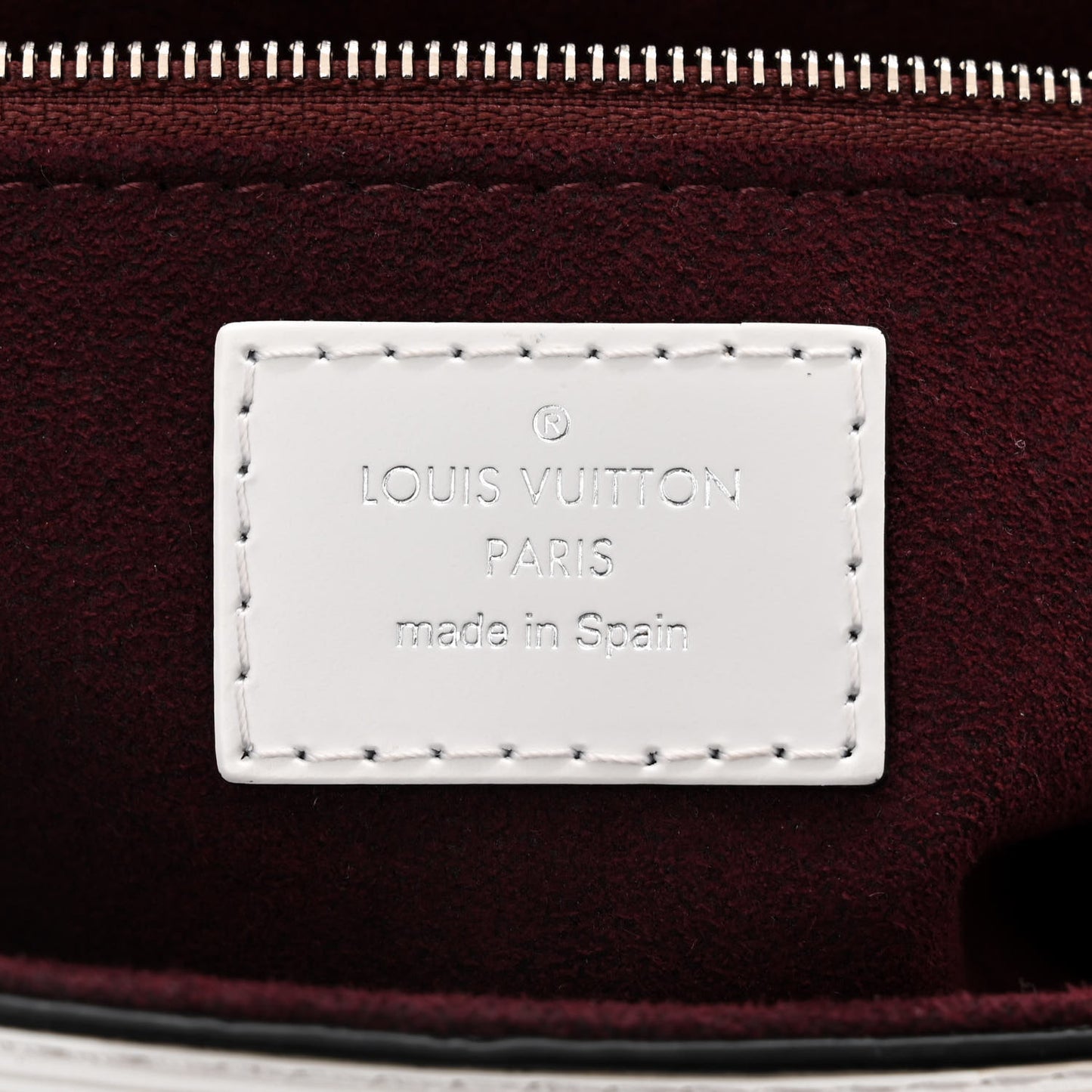Epi Pochette Grenelle White