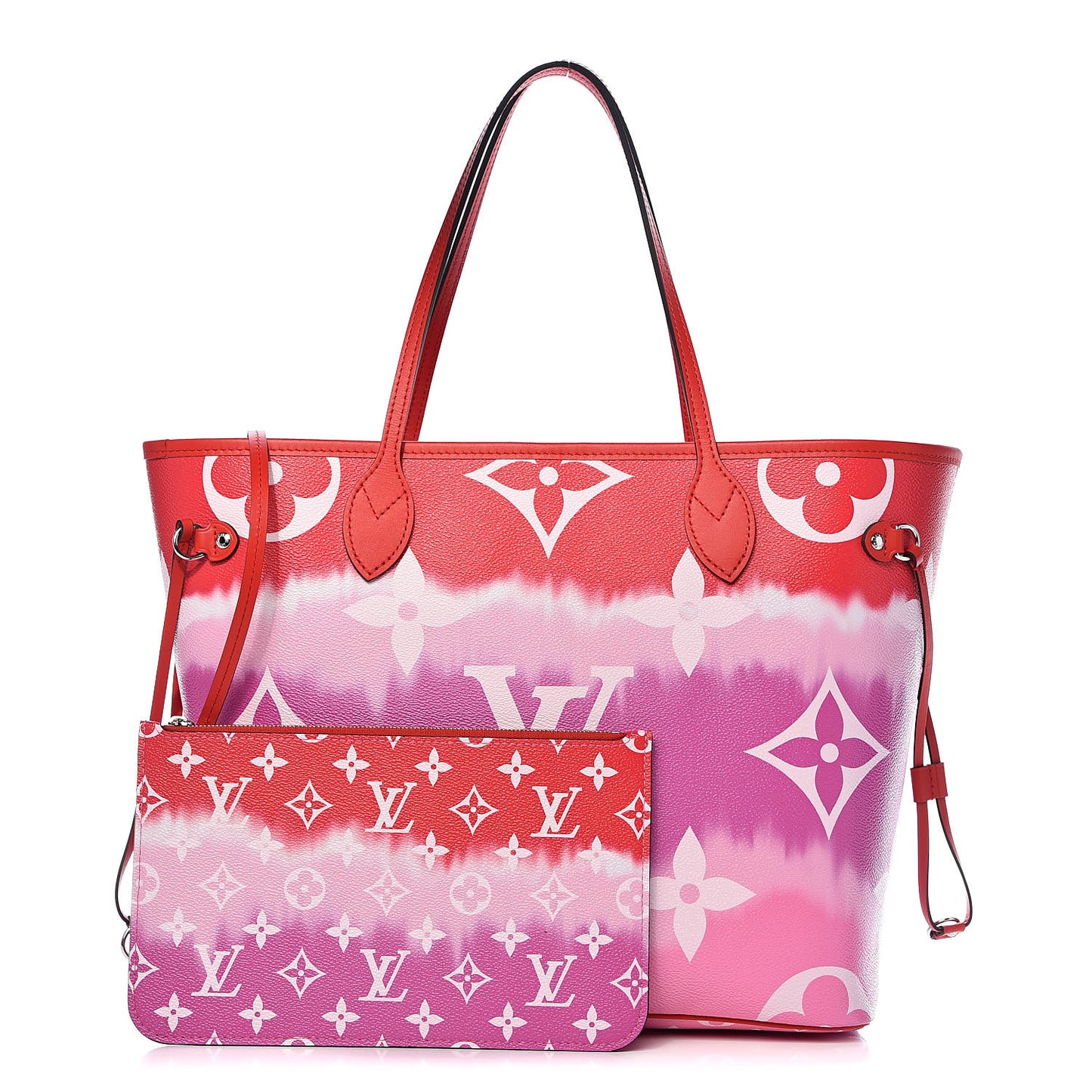 Monogram Escale Neverfull MM Rouge