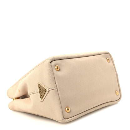 Prada Canapa Small Logo Tote Corda 4 of 12