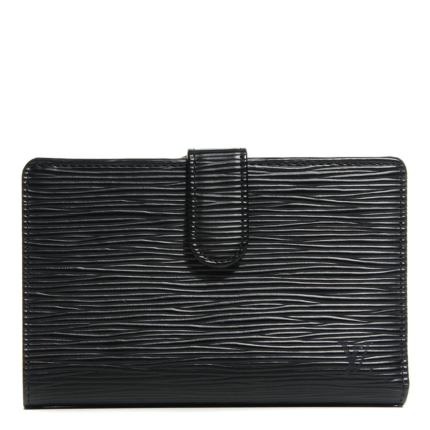 Louis Vuitton Epi French Purse Wallet Black 1 of 8