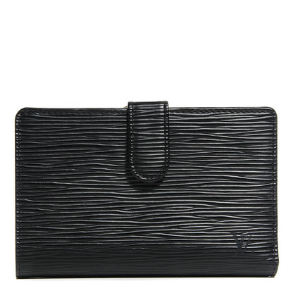 Louis Vuitton Epi French Purse Wallet Black 1 of 8