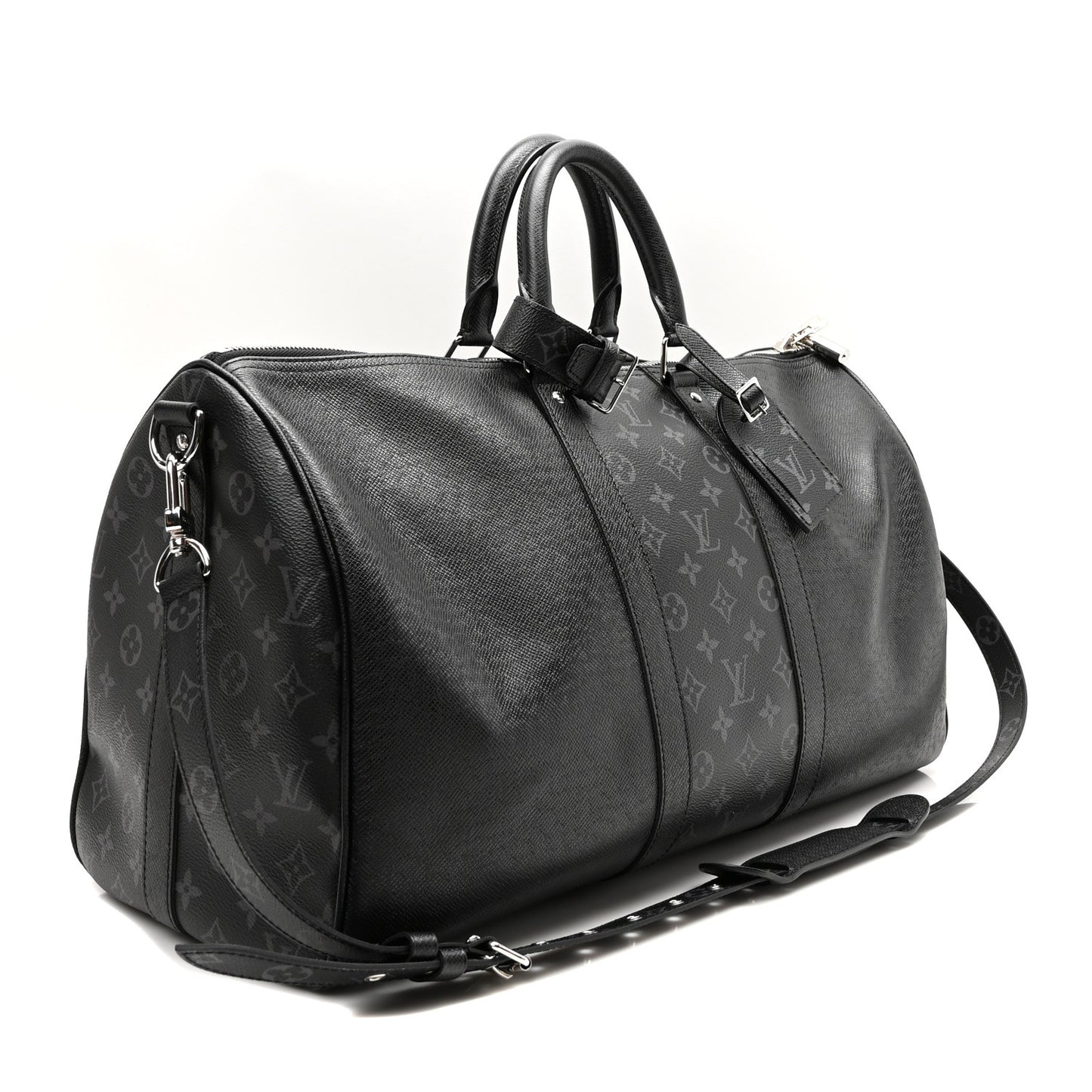 Taiga Monogram Eclipse Keepall Bandouliere 50 Black