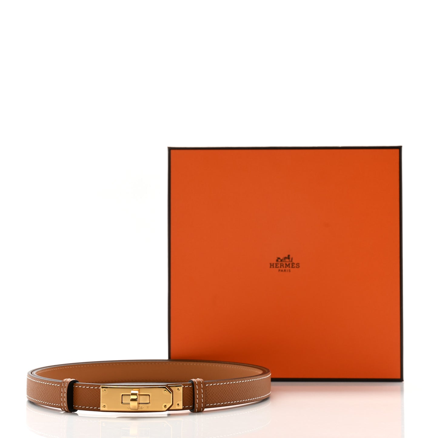 Epsom Kelly Belt Gold