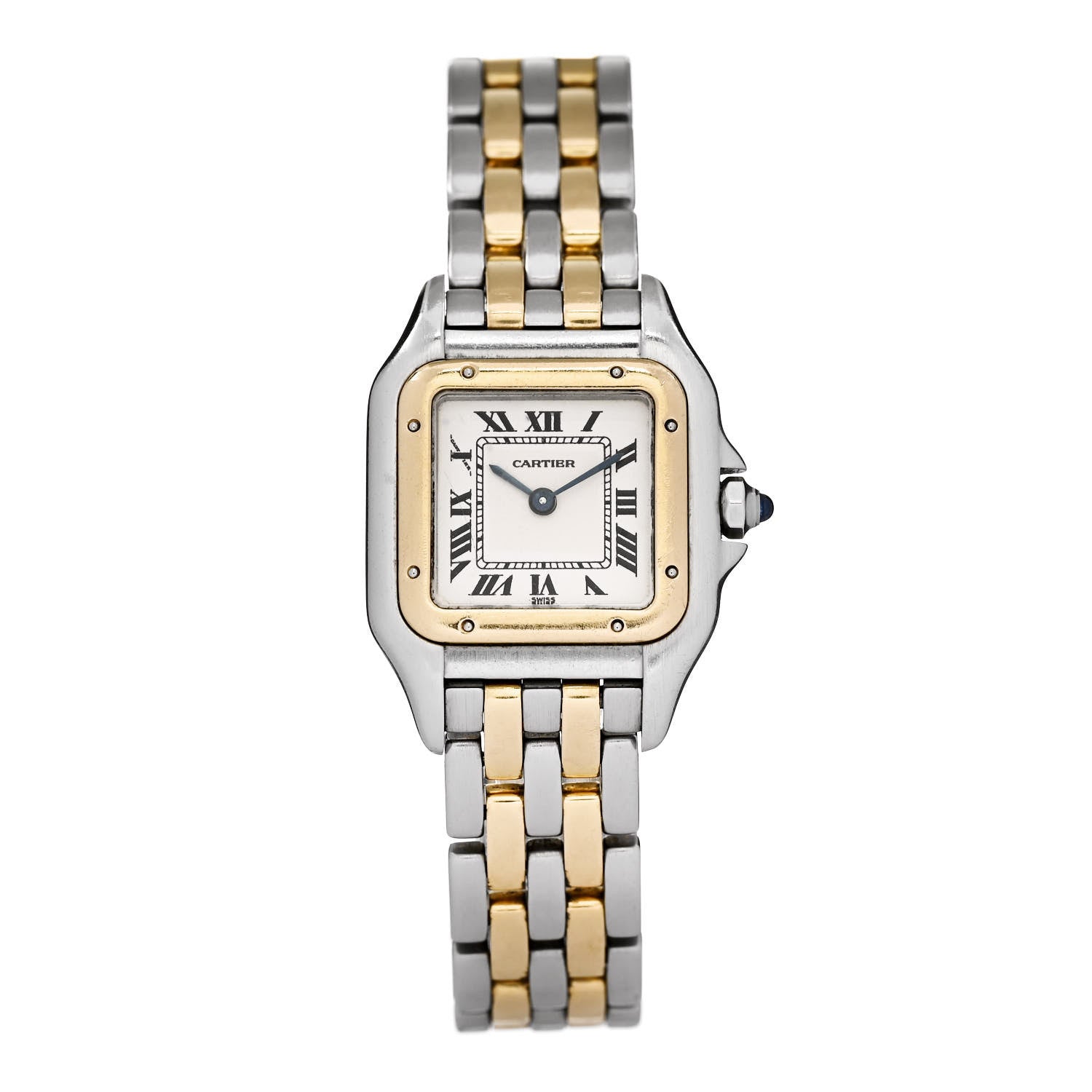 Cartier Stainless Steel 18K Yellow Gold 22mm Panthere Quartz Watch 1 of 4