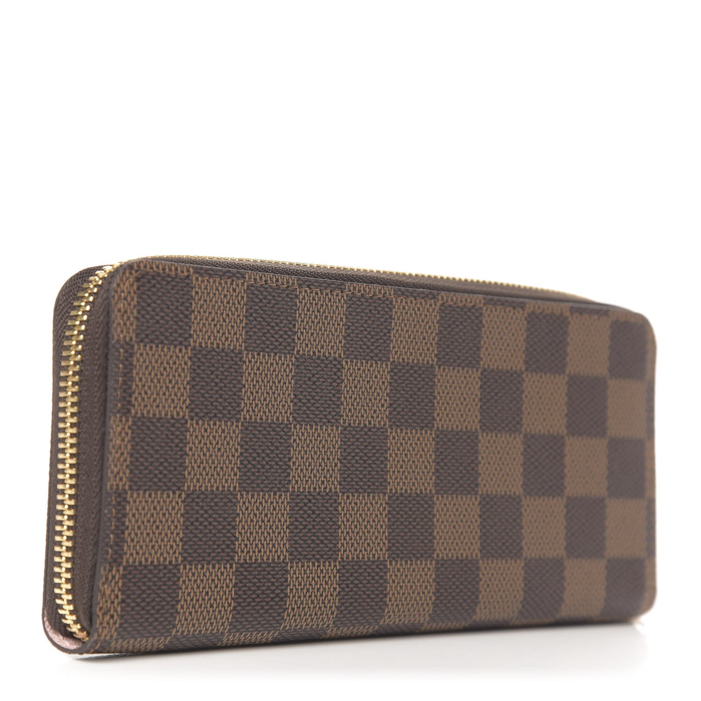 Damier Ebene Clemence Wallet Rose Ballerine