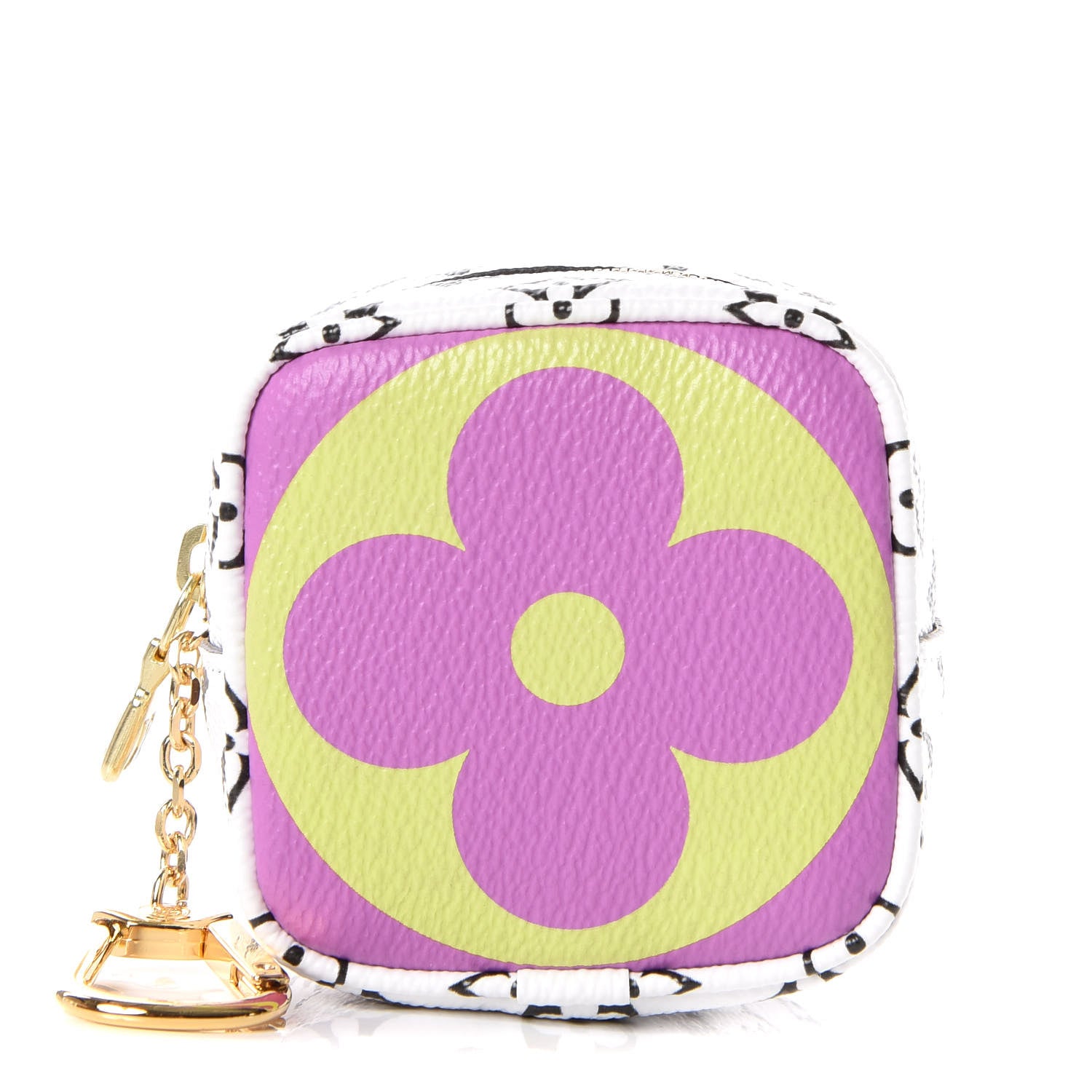 Louis Vuitton Monogram Giant Cube Coin Purse Pink 1 of 10