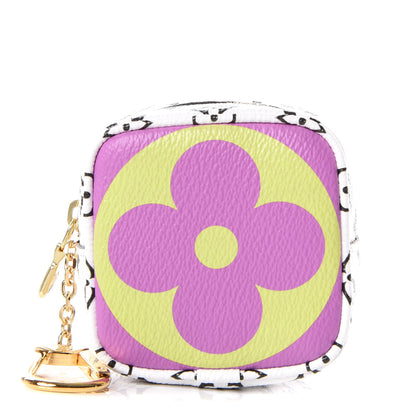 Louis Vuitton Monogram Giant Cube Coin Purse Pink 1 of 10