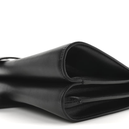 The Row Smooth Calfskin Isla Clutch Black 8 of 8