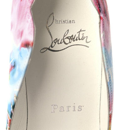 Christian Louboutin Calfskin Hot Chick 100 Pumps 35.5 White Multicolor 8 of 8