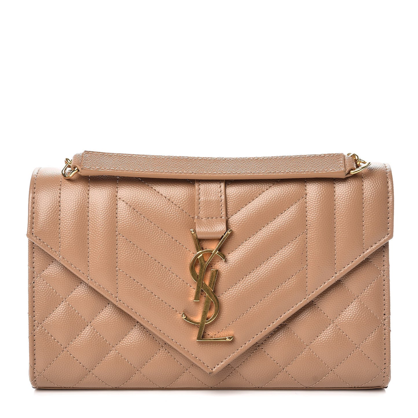 Grain De Poudre Textured Mixed Matelasse Triquilt Small Monogram Satchel Cork
