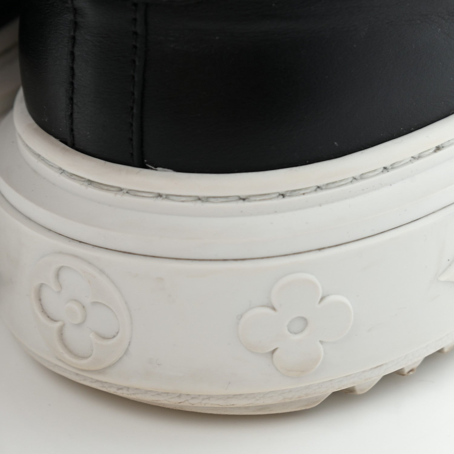 Louis Vuitton Calfskin Time Out Sneakers 38 Black 13 of 15