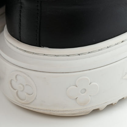 Louis Vuitton Calfskin Time Out Sneakers 38 Black 13 of 15