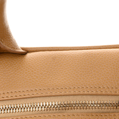 Chanel Caviar Quilted Small Bowler Beige 13 of 13