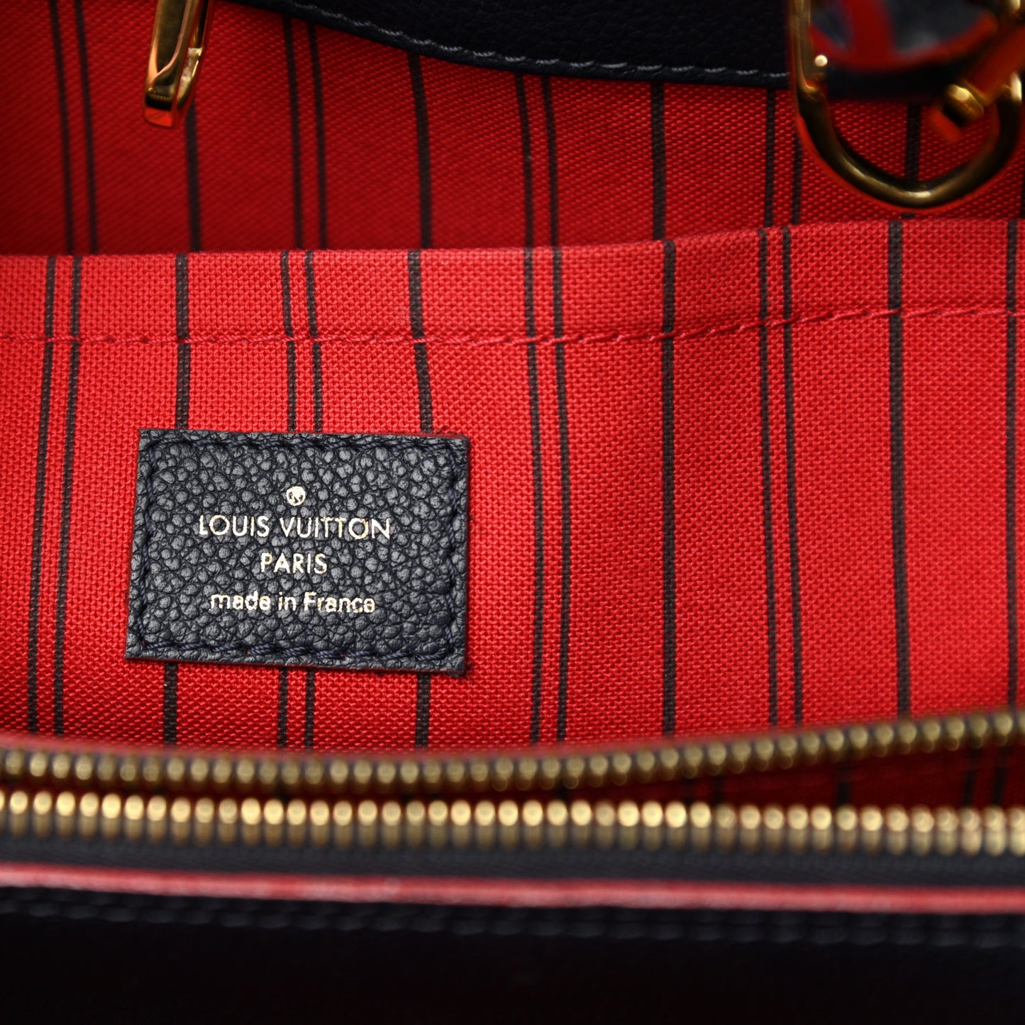 Empreinte Montaigne MM Marine Rouge