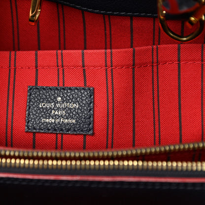 Louis Vuitton Empreinte Montaigne MM Marine Rouge 5 of 9