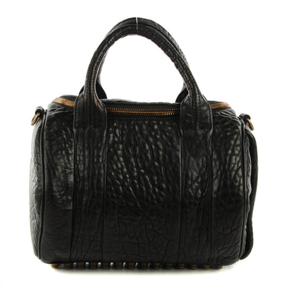 Alexander Wang Pebbled Lambskin Rockie Black Antique Brass Hardware 1 of 7