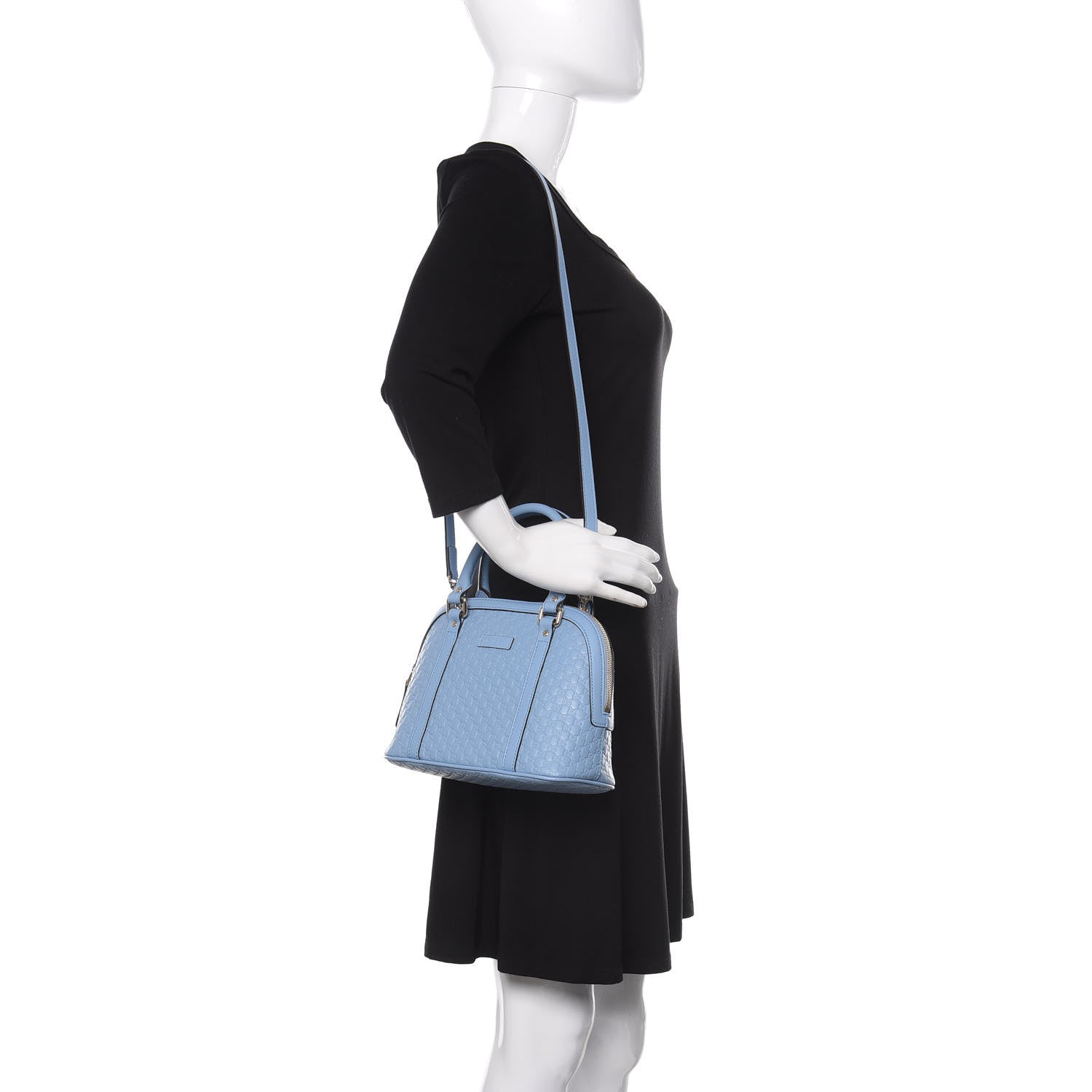 Gucci Microguccissima Mini Dome Bag Mineral Blue 2 of 11