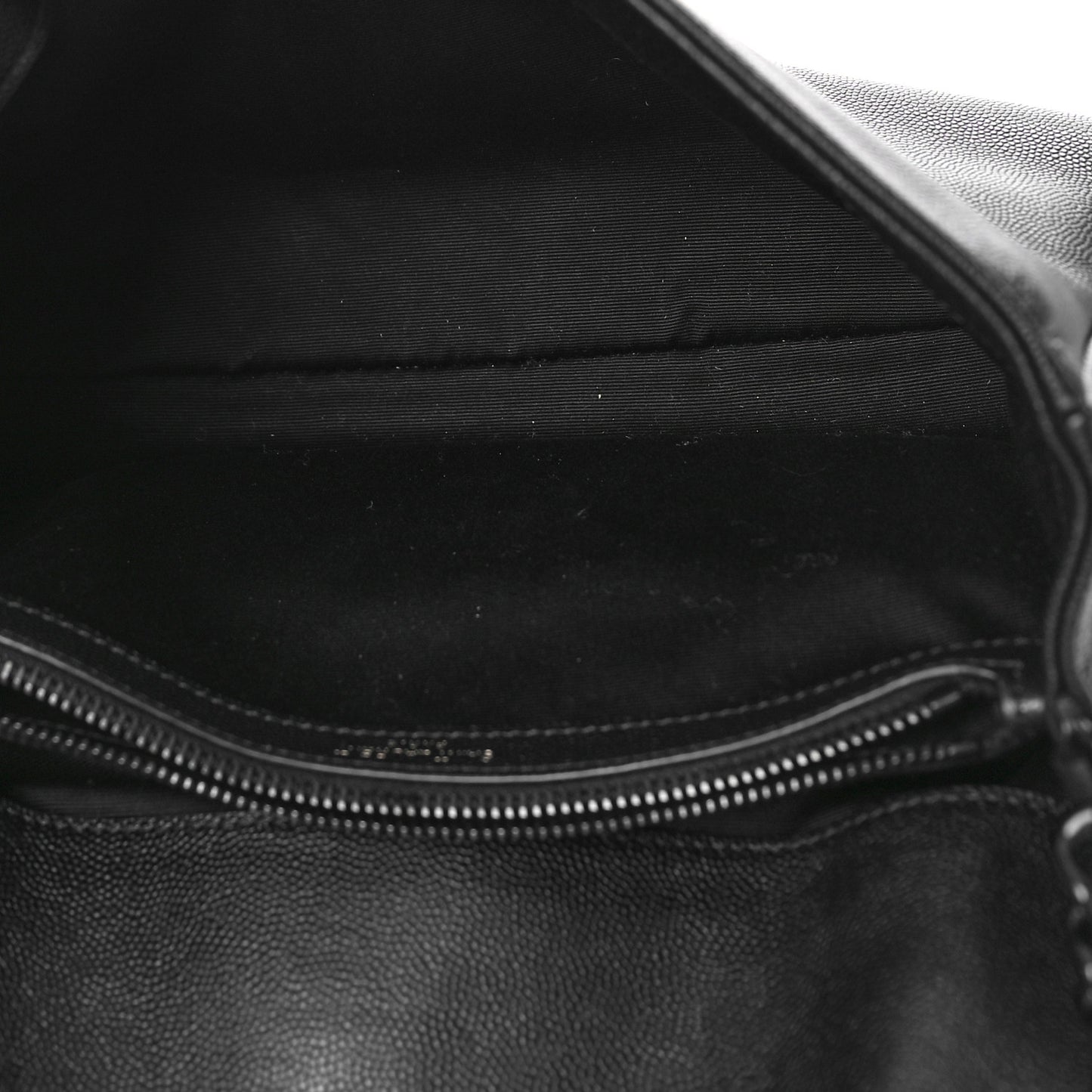 Grain De Poudre Medium West Hollywood Monogram Fold-Over Black