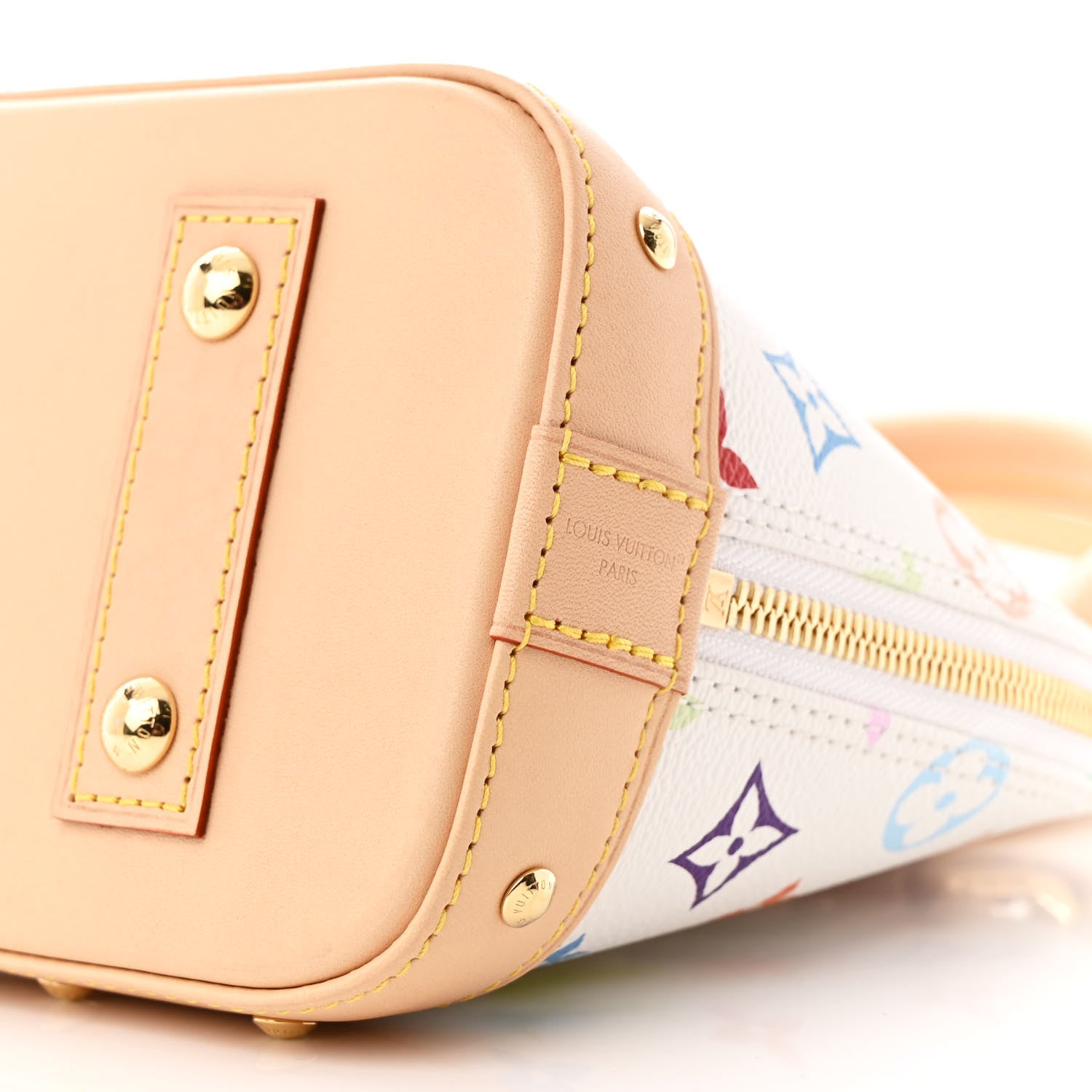 Louis Vuitton LV x TM Monogram Multicolor Alma BB White 9 of 10