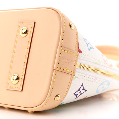 Louis Vuitton LV x TM Monogram Multicolor Alma BB White 9 of 10