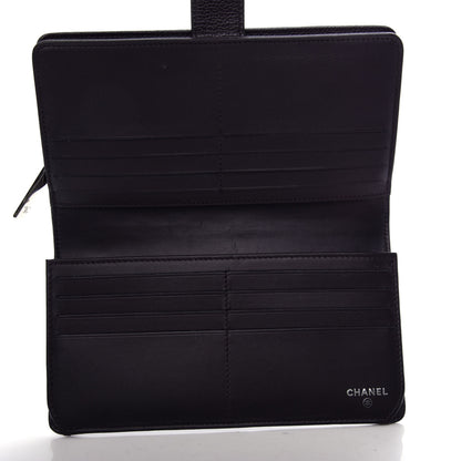 Chanel Caviar Timeless CC French Long Wallet Purple 5 of 8