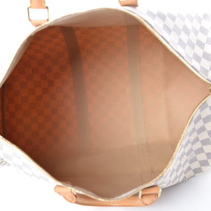 Louis Vuitton Damier Azur Keepall 50 7 of 10
