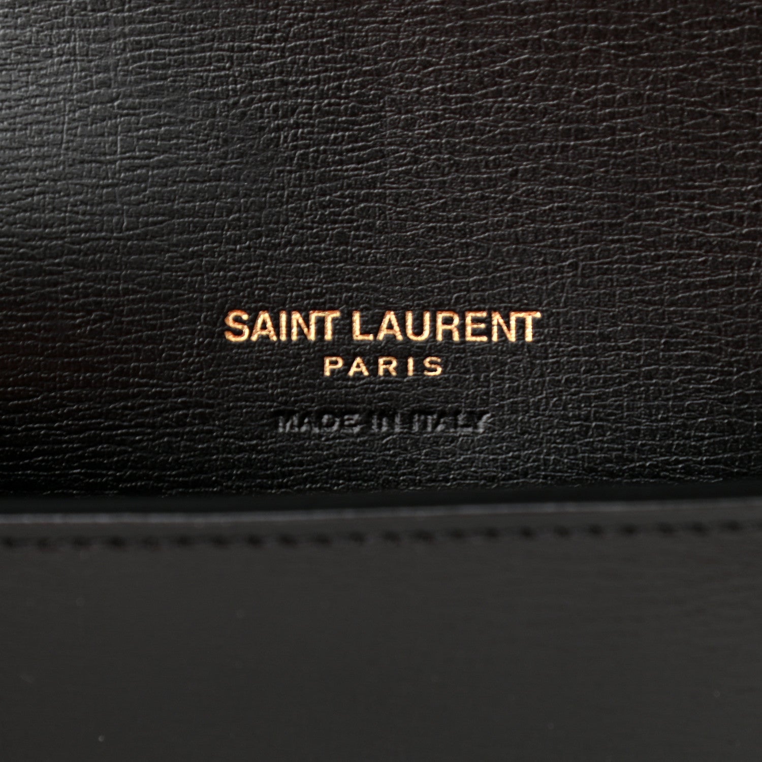 Saint Laurent Smooth Calfskin Monogram Phone Holder Crossbody Black 6 of 10