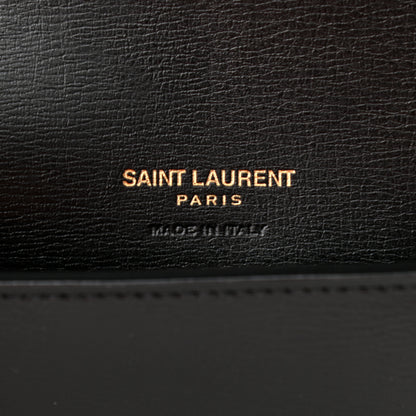 Saint Laurent Smooth Calfskin Monogram Phone Holder Crossbody Black 6 of 10