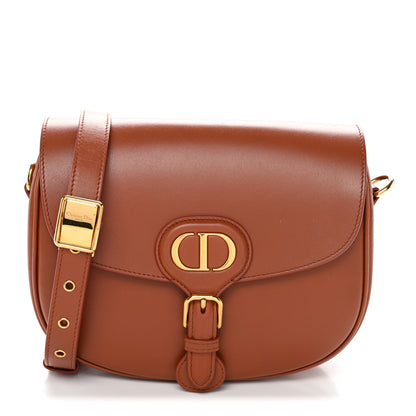 Christian Dior Box Calfskin Medium Bobby Flap Dark Tan 1 of 12