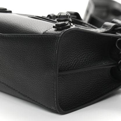 Balenciaga Grained Calfskin Neo Classic Black Hardware Nano City Crossbody Black 8 of 8