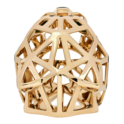 Cartier 18K Yellow Gold Tsavorite Onyx Panthere De Cartier Ring 51 5.75 3 of 7