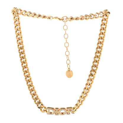 Christian Dior Metal Crystal Dio(r)evolution Choker Gold 3 of 5