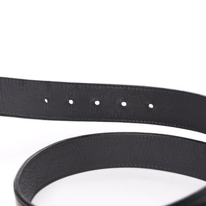 Louis Vuitton Calfskin Damier Embossed Inventeur Reversible Belt 95 38 3 of 6