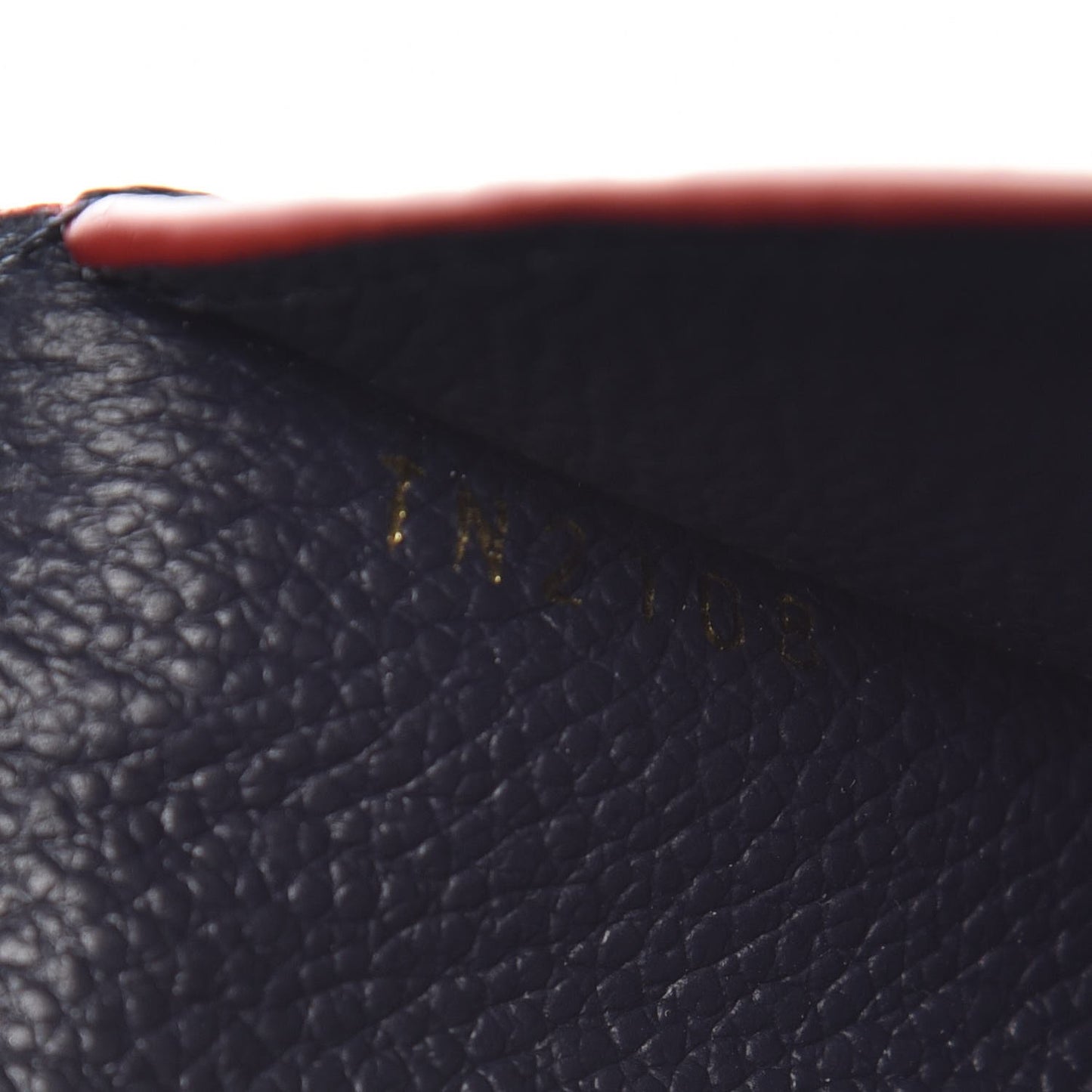 Empreinte Key Pouch Marine Rouge