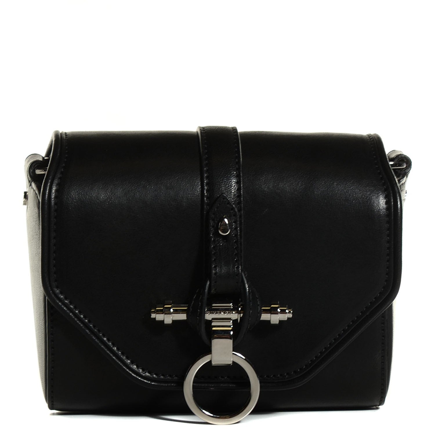 Givenchy Lambskin Obsedia Shoulder Bag Black 9 of 16
