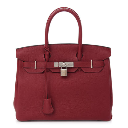 Hermes Togo Birkin 30 Rouge Grenat 1 of 10