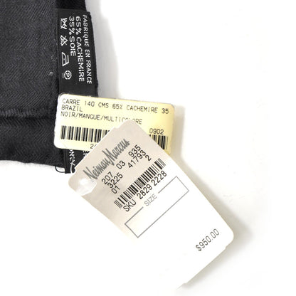 Hermes Cashmere Silk Brazil Shawl GM 140 8 of 10